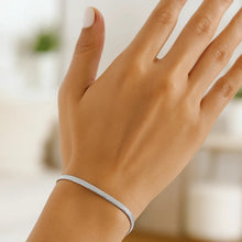 14k White Gold Super Flex Herringbone Bracelet (2.80 mm)