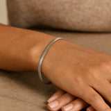 14k White Gold Super Flex Herringbone Bracelet (2.80 mm) thumbnail 5