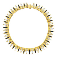 14K Yellow Gold La Grand Dame Collar Necklace