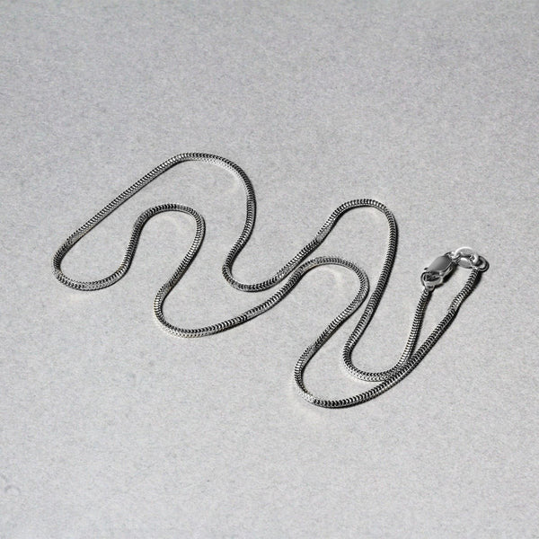 14k White Gold Milano Chain (1.10 mm)