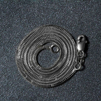 14k White Gold Milano Chain (1.10 mm)