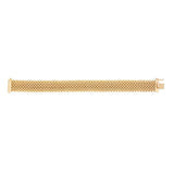 14k Yellow Gold High Polish Thick Braided Bracelet  (14.50 mm) thumbnail 2