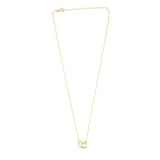 14k Yellow Gold High Polish Handcuff Necklace thumbnail 2