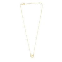 14k Yellow Gold High Polish Handcuff Necklace