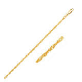 10k Yellow Gold Singapore Chain (1.80 mm) thumbnail 1