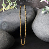 10k Yellow Gold Singapore Chain (1.80 mm) thumbnail 2