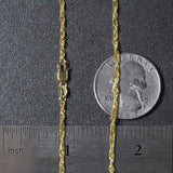 10k Yellow Gold Singapore Chain (1.80 mm) thumbnail 5