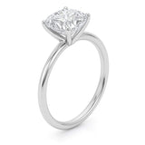 3 Carat Cushion Lab Grown IGI G/VS1 Diamond Solitaire Ring in 14K White Gold thumbnail 2