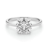 3 Carat Cushion Lab Grown IGI G/VS1 Diamond Solitaire Ring in 14K White Gold thumbnail 3