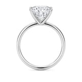 3 Carat Cushion Lab Grown IGI G/VS1 Diamond Solitaire Ring in 14K White Gold thumbnail 4