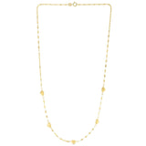 14K Yellow Gold Heart Necklace thumbnail 2