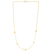 14K Yellow Gold Heart Necklace