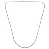 Ice Barrel Chain in 14k White Gold (2.7 mm) thumbnail 3