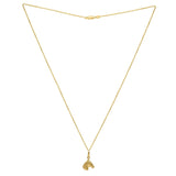 Horse Profile Small Necklace in 14K Yellow Gold thumbnail 2