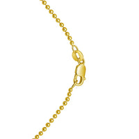 14K Yellow Gold Multi Gemstone Heart Necklace (1.50 mm)