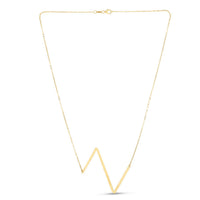 14K Yellow Gold Yours Truly Large Initial Z Necklace