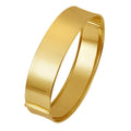 14K yellow gold medium width link bracelet, 14.50 mm