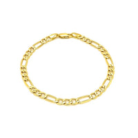 10k Yellow Gold Lite Figaro Bracelet (4.70 mm)