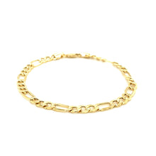 Load image into Gallery viewer, 10k Yellow Gold Lite Figaro Bracelet (4.70 mm)