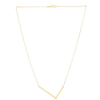 14K Yellow Gold Yours Truly Large Initial L Necklace