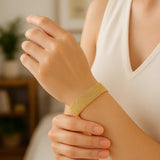 Diamond Cut Mesh Cleopatra Bracelet in 14K Yellow Gold thumbnail 4