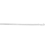 Sterling Silver Rhodium Plated Rockstar Cut Round Box Chain (3.90 mm) thumbnail 3
