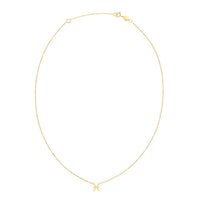14K Yellow Gold Pisces Necklace