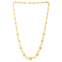 Graduated Jax Link Necklace in 14K Yellow Gold
