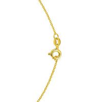 14K Yellow Gold Emerald Cut Garnet Necklace