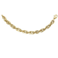 14k Yellow Gold Fancy Necklace with Singapore Chain