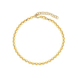 Duo Bead Bracelet in 14K Yellow Gold (3.00mm) thumbnail 2