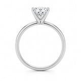 1 1/2 Carat Cushion Lab Grown IGI G/VS1 Diamond Solitaire Ring in 14K White Gold thumbnail 4