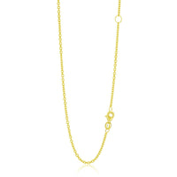 14k Yellow Gold Adjustable Cable Chain (1.50 mm)