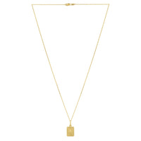 Sun and Stars Necklace in 14K Yellow Gold