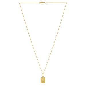 Sun and Stars Necklace in 14K Yellow Gold