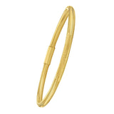 14K yellow gold small stretch mesh bracelet 3.40 mm wide thumbnail 1