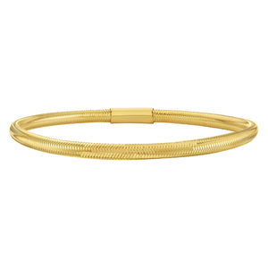 14K Yellow Gold Small Stretch Mesh Bracelet (3.40 mm)