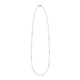 14K Rose Gold Diamonds by the Yard Necklace thumbnail 2