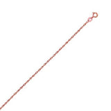 14k Rose Gold Machine Rope Chain (0.95 mm) thumbnail 1