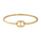 Single Mariner Link Bangle in 14K Yellow Gold (12.00 mm) thumbnail 2