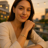 Single Mariner Link Bangle in 14K Yellow Gold (12.00 mm) thumbnail 3