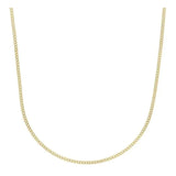 14k Yellow Gold Light Gourmette Chain (2.20 mm) thumbnail 1