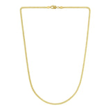 14k Yellow Gold Light Gourmette Chain (2.20 mm) thumbnail 3