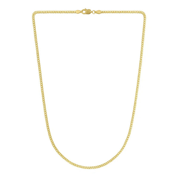 14k Yellow Gold Light Gourmette Chain (2.20 mm)