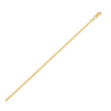 Moon Cut Bead Chain in 14k Yellow Gold (2.00 mm) thumbnail 1