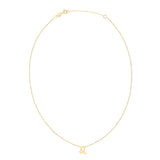 14K Yellow Gold Leo Necklace thumbnail 2
