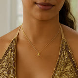 14K Yellow Gold Leo Necklace thumbnail 5