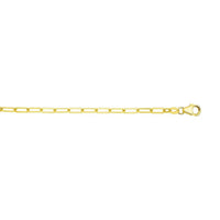 14K Yellow Gold Paperclip Chain (4.0 mm)