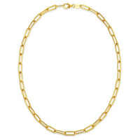 14K Yellow Gold Paperclip Chain (4.0 mm)