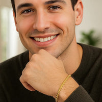 Lite Rope Chain Bracelet in 10k Yellow Gold  (4.00 mm)